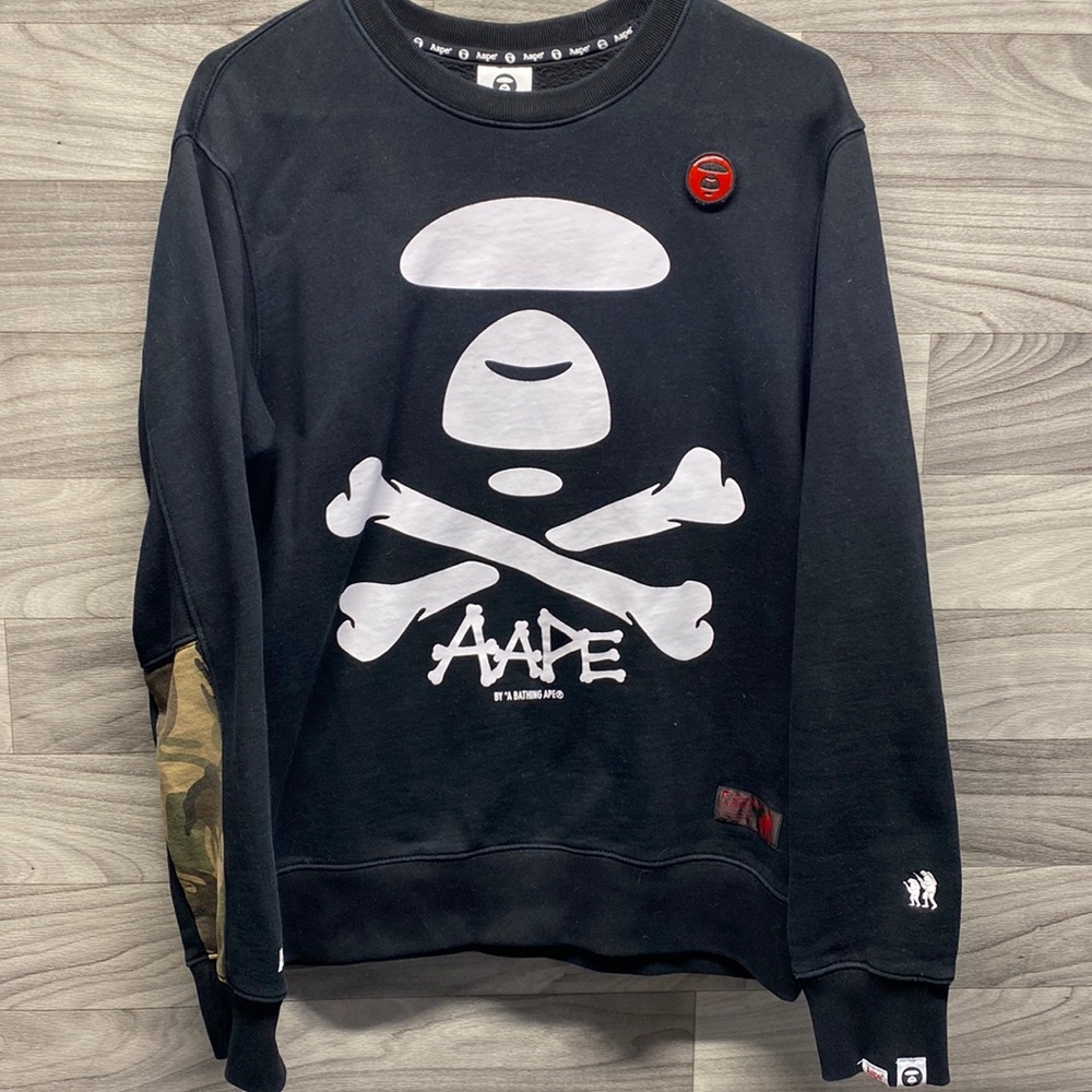 A Bathing Ape AAPE Sweatshirt With Large Logo